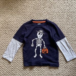 Almost New Gymboree Skeleton T-Shirt-Size 2T